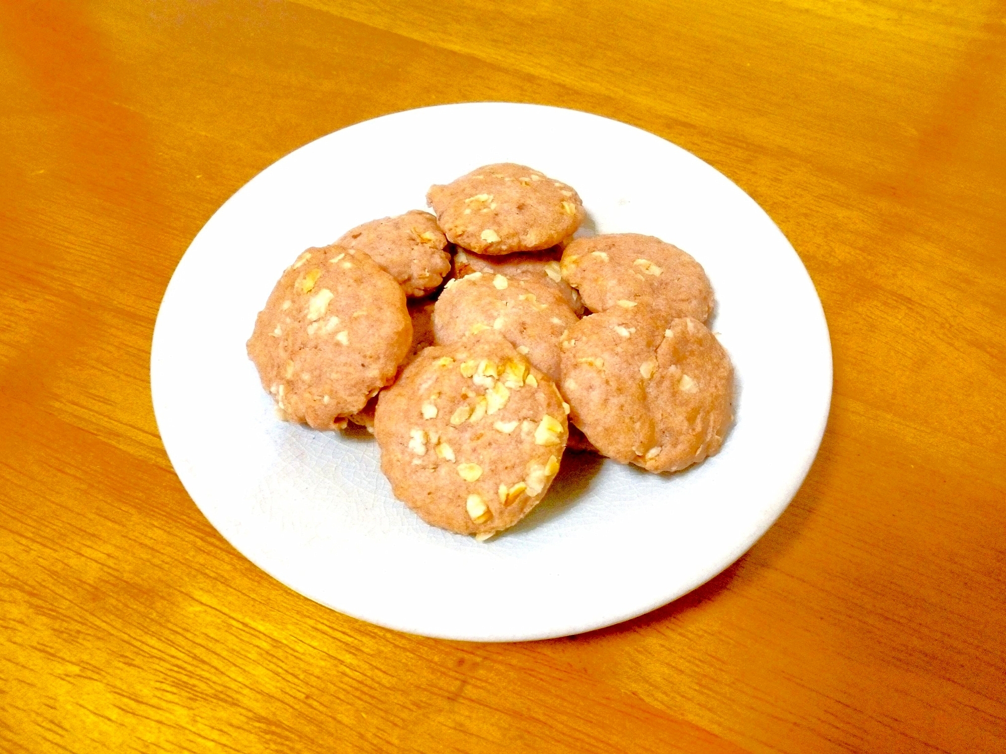 シナモン風味♪ココアのオートミールクッキー