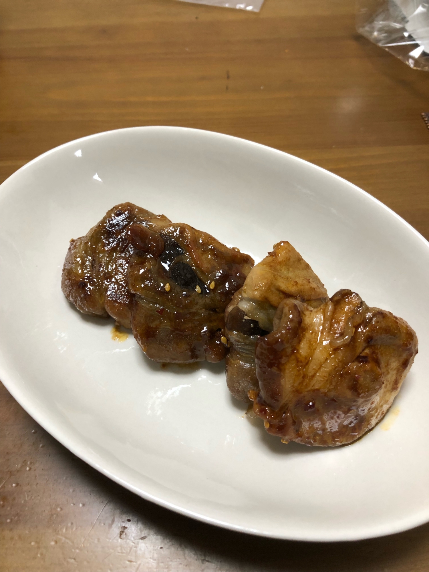 椎茸のさっぱり豚肉巻き