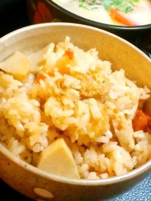 くらしを楽しむアイテム たけのこごはん☆ヒガシマルうどんスープを使って♪ レシピ その他