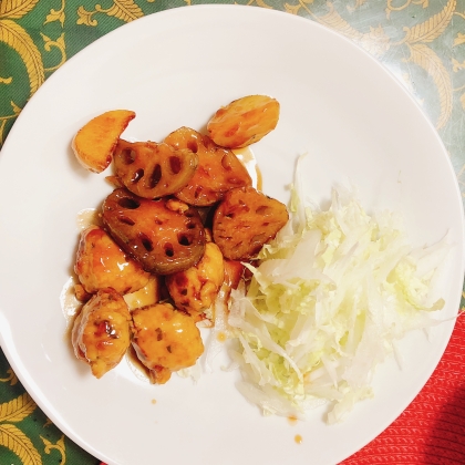 鶏つくねアスパラ豆もやし昆布オクラ人参etc蒸