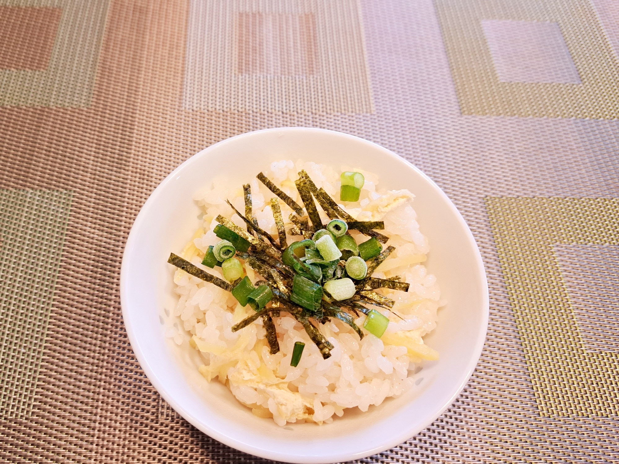 しょうが と油あげの あっさり炊き込みご飯