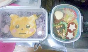 ピカチュウキャラ弁当