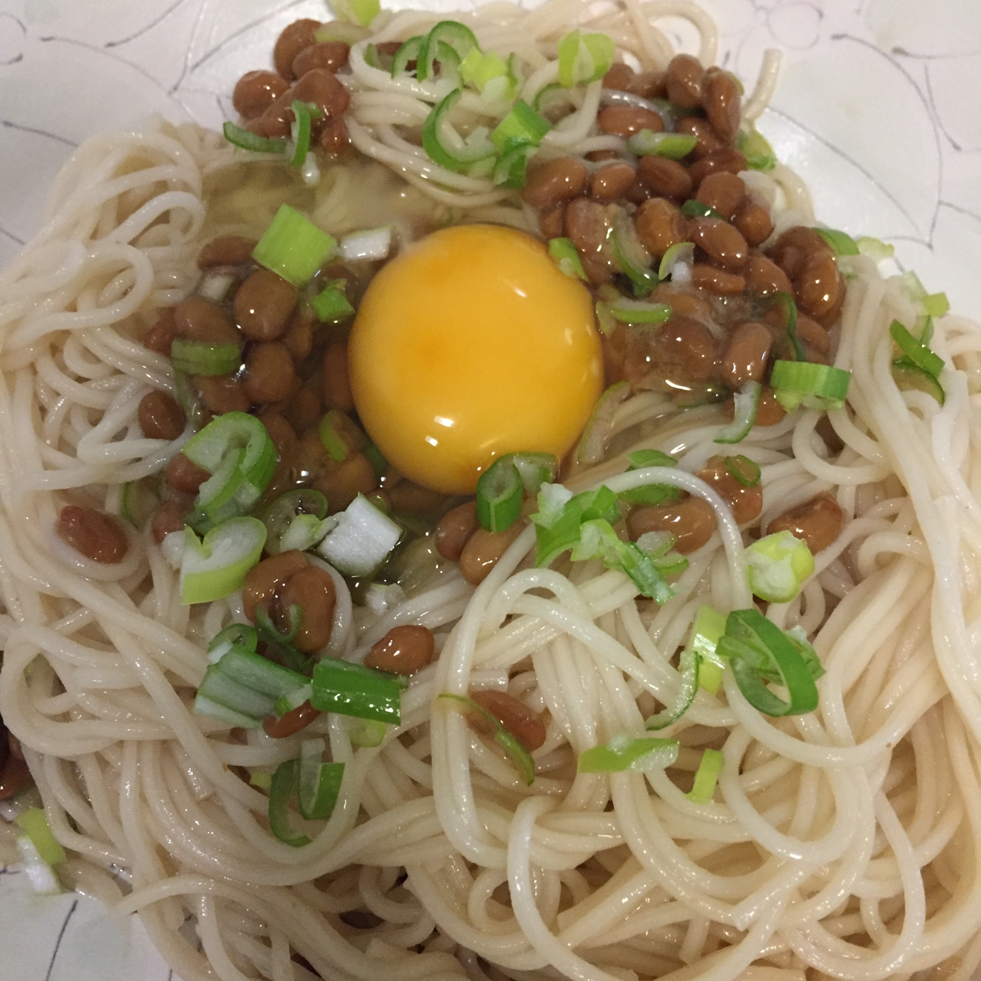 納豆源たれそうめん