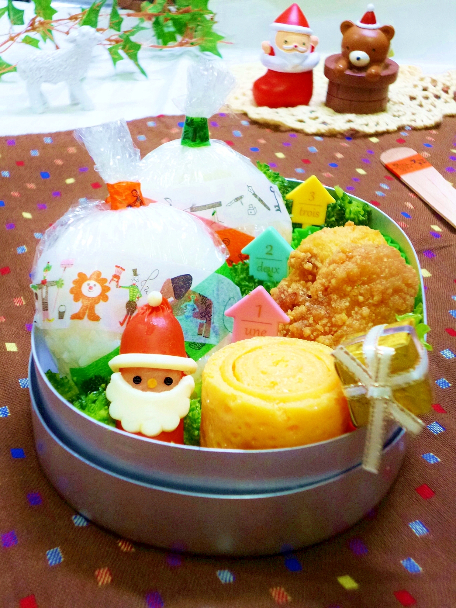 クリスマス風ラップ巻きおにぎり レシピ 作り方 By しょぉ 楽天レシピ