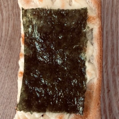 チーズトースト★海苔のせ