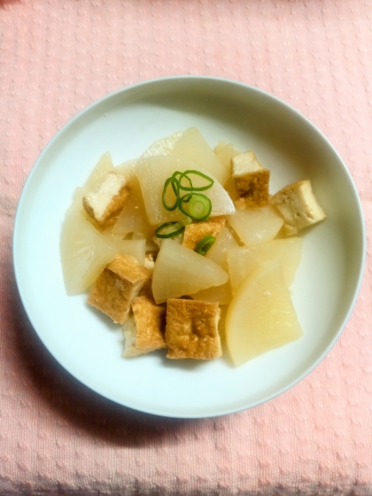 厚揚げと大根の煮物
