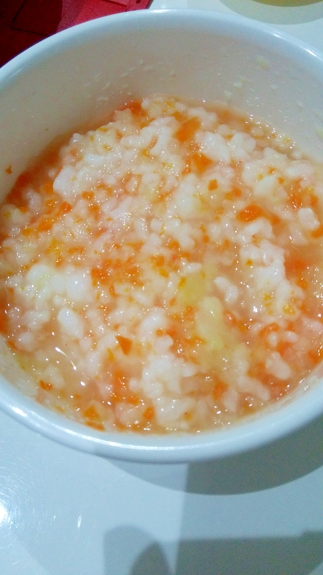 離乳食 にんじんとキャベツとたまねぎのコンソメ粥 レシピ 作り方 By さとmin 楽天レシピ