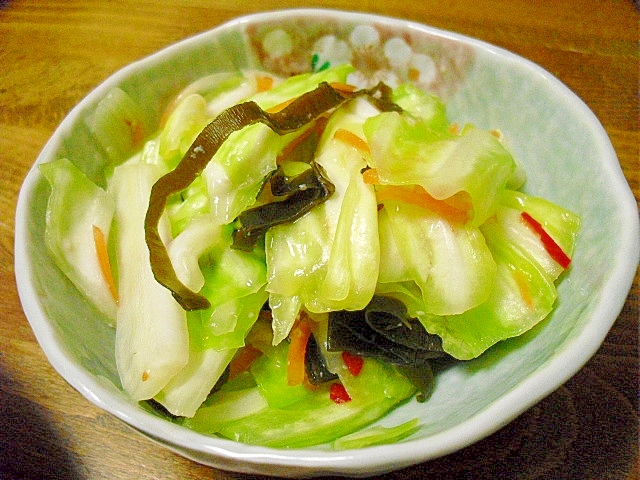 キャベツの浅漬け