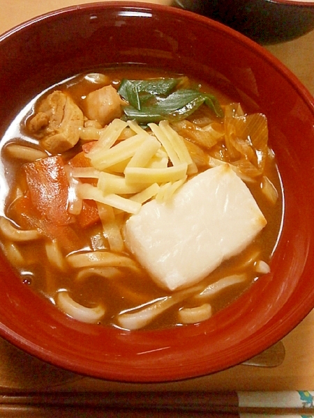 我が家のカレーうどん お餅とチーズのトッピング レシピ 作り方 By はちわれ413 楽天レシピ 我が家のカレーうどん お餅とチーズのトッピング レシピ 作り方 By はちわれ413 楽天レシピ