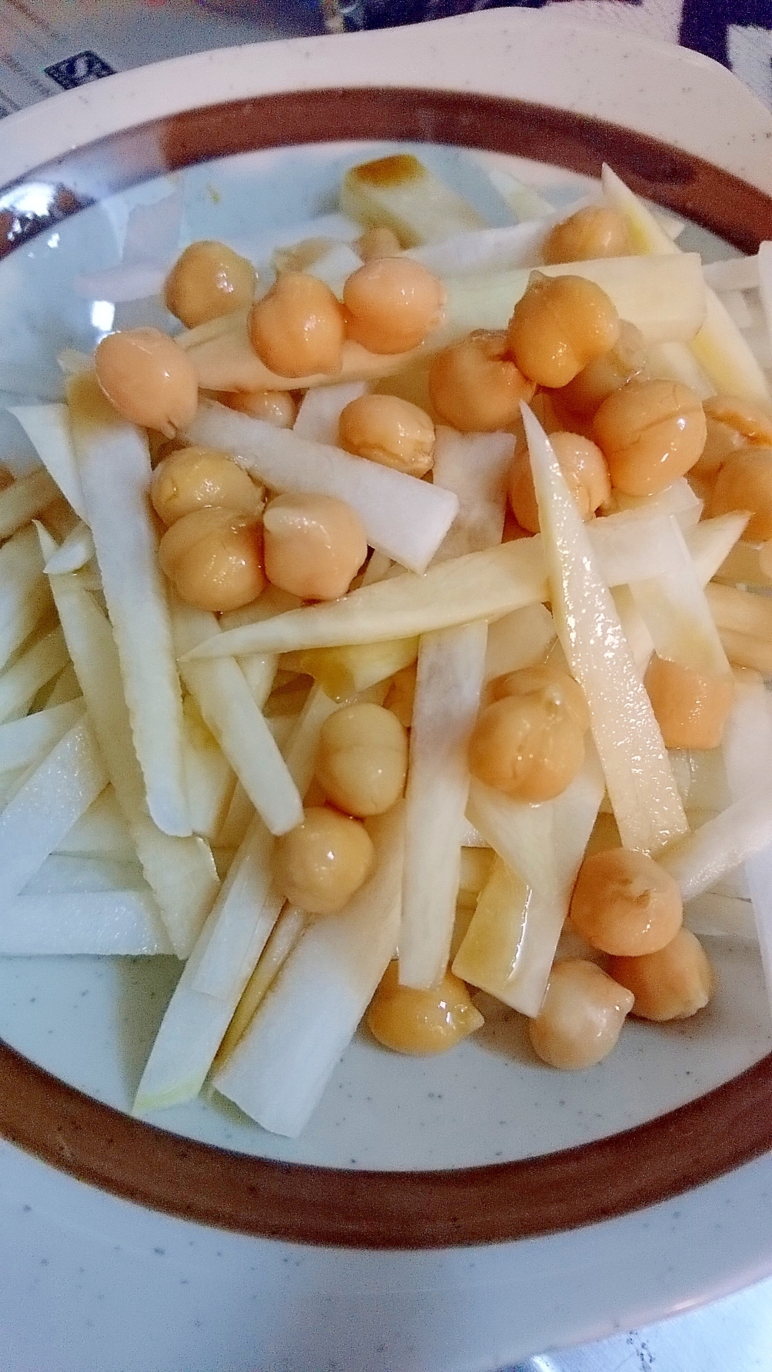 【サラダ料理】大根とひよこ豆のサラダ