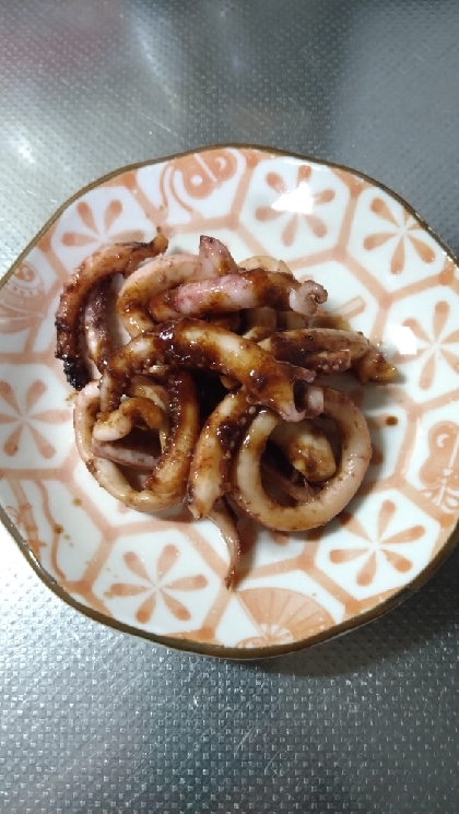 スルメイカの簡単バター醤油炒め♬