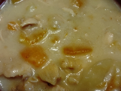 牛乳でカルシウムプラス　クリームシチュー