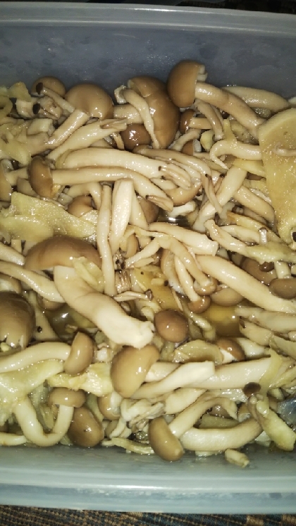 キノコの生姜佃煮