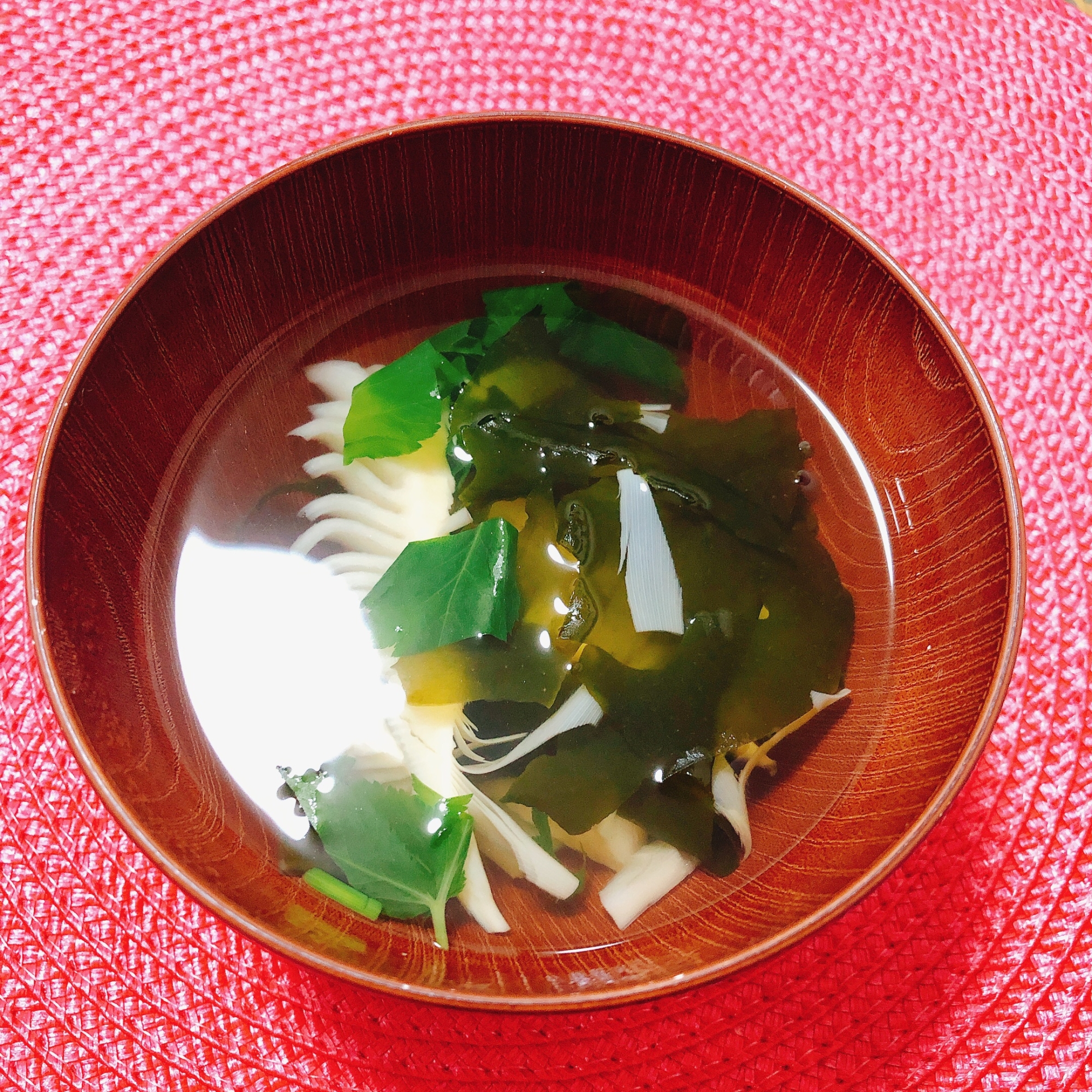 たけのこわかめお吸い物