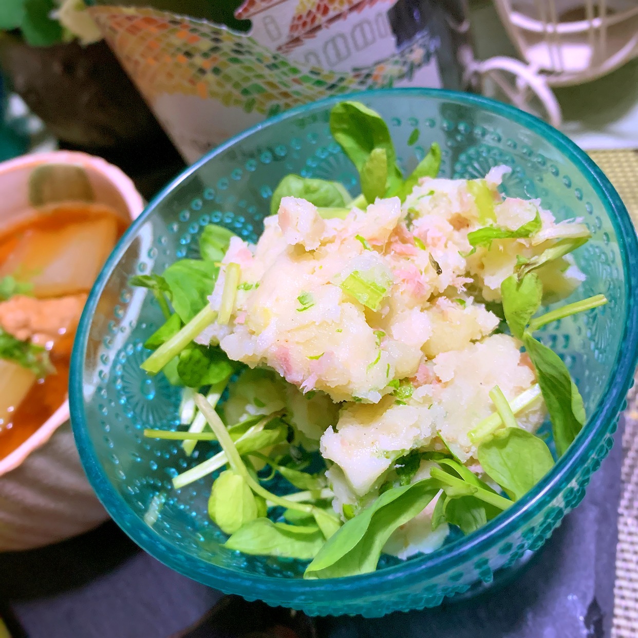 ツナとセロリのポテトサラダ