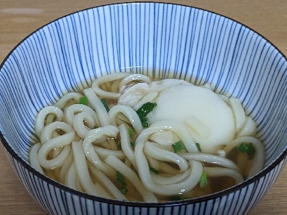 お餅とうどん、レシピのだしもとてもおいしかったです♪