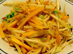 もやし＆南瓜＆セロリのカレー炒め