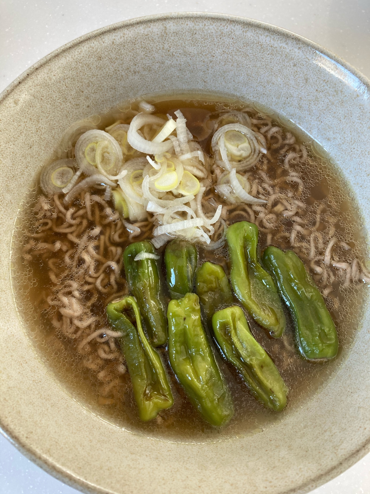 ししとうの蕎麦