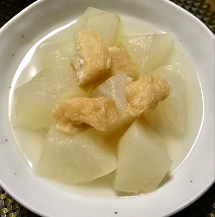 冬瓜と油揚げの中華煮