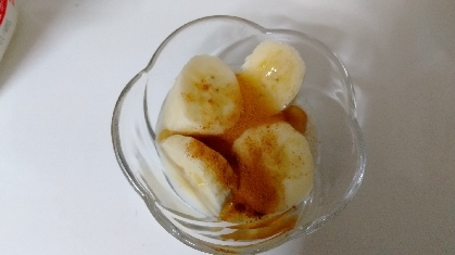 りんごとバナナのヨーグルト