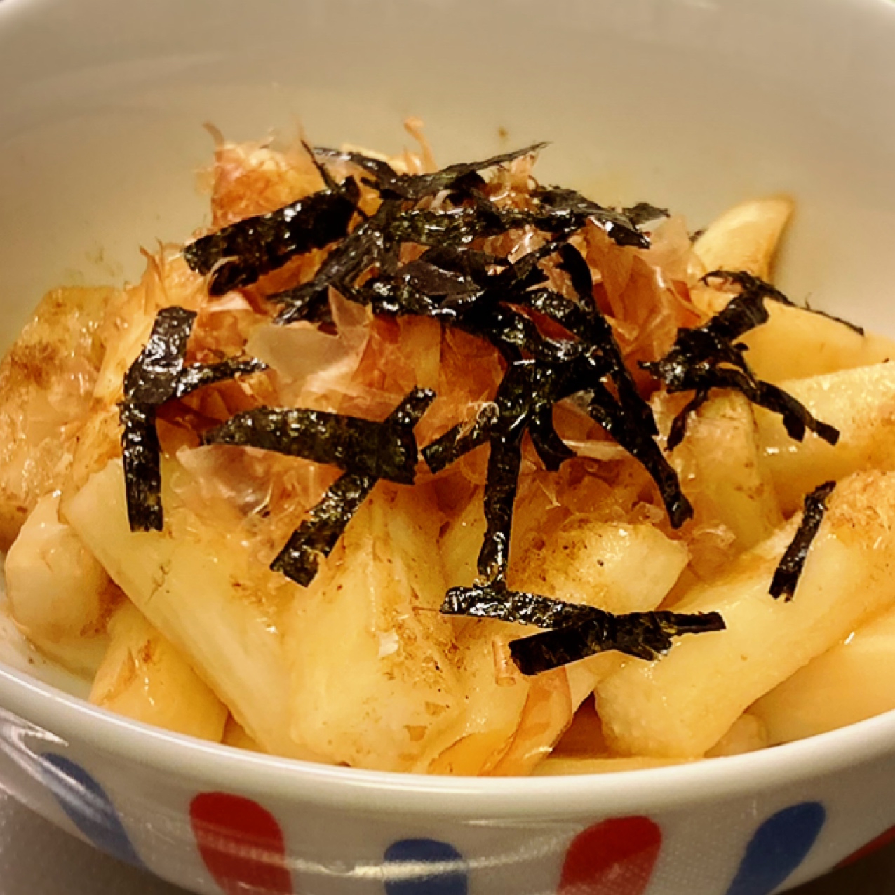 長芋のシャキシャキ炒め物