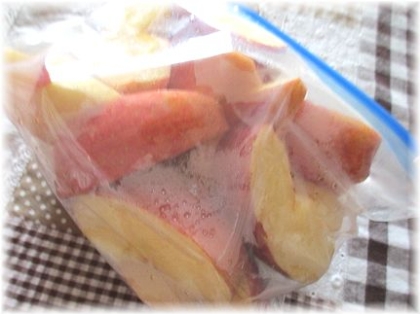 凍らせりんご☆林檎そのままシャーベット