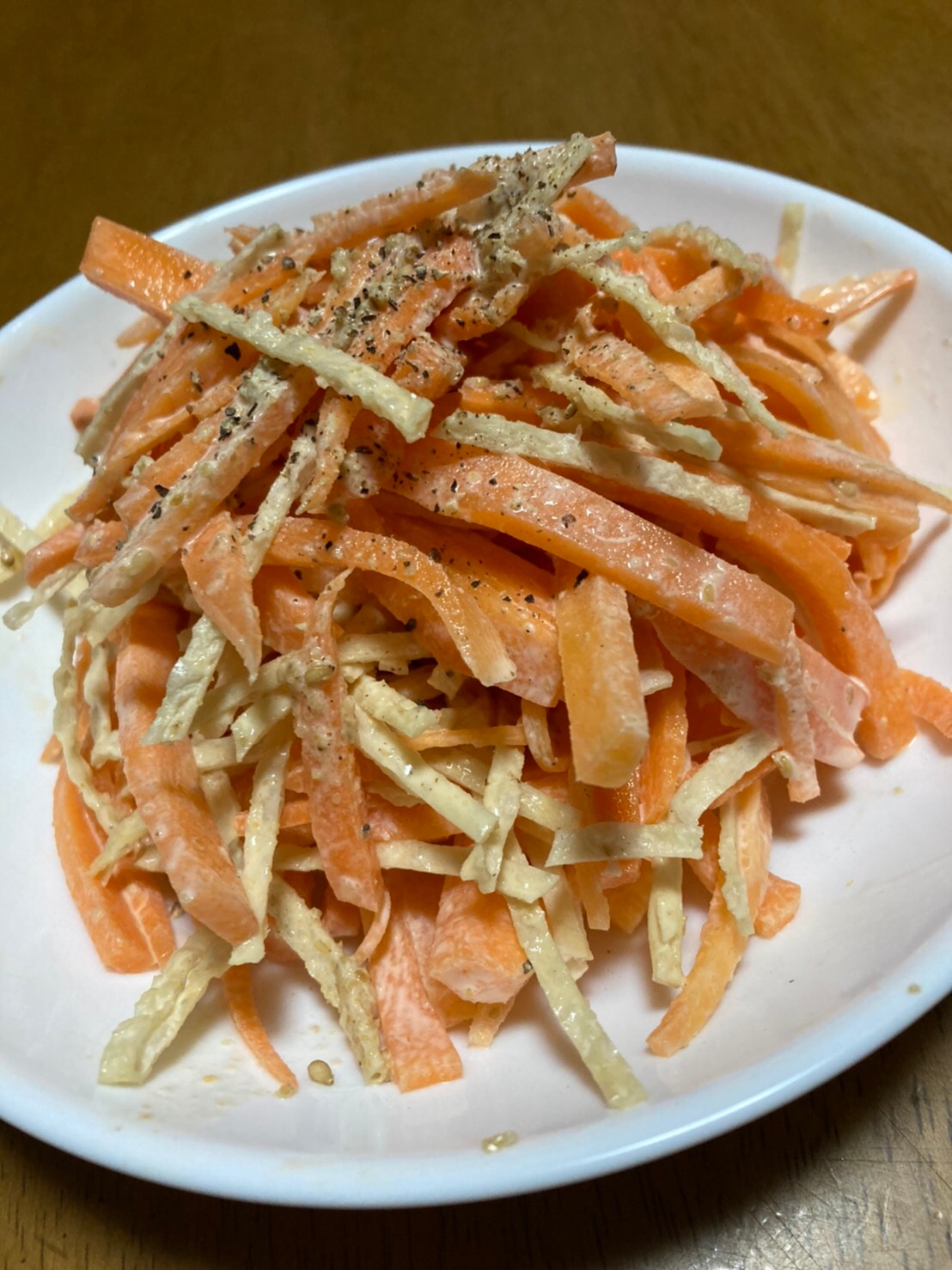 おつまみタラで作るにんじんサラダ☆