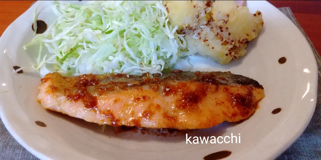 2. 和風。にんにくバターしょうゆソース