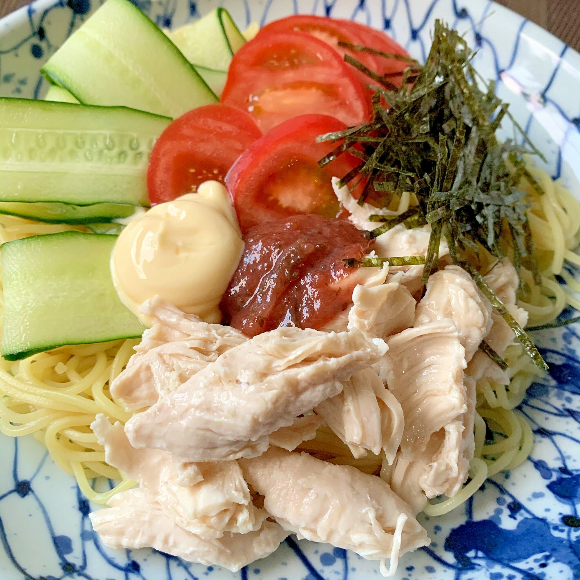 梅マヨ冷やし中華 レシピ 作り方 By Naruto 楽天レシピ