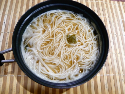 簡単！お揚げのにゅうめん