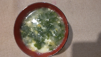 モロヘイヤ卵スープ