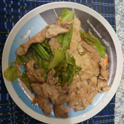 高菜と豚ばら肉の煮物