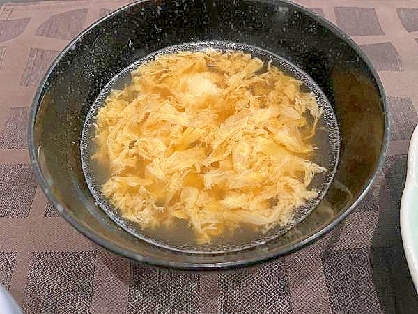 ふわふわ卵の鶏親子かき玉スープ