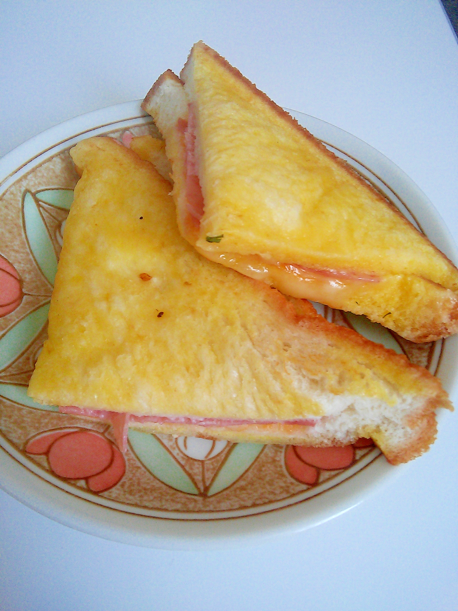 朝ご飯に ハムとチーズのフレンチトーストサンド レシピ 作り方 By みずたまsweet 楽天レシピ