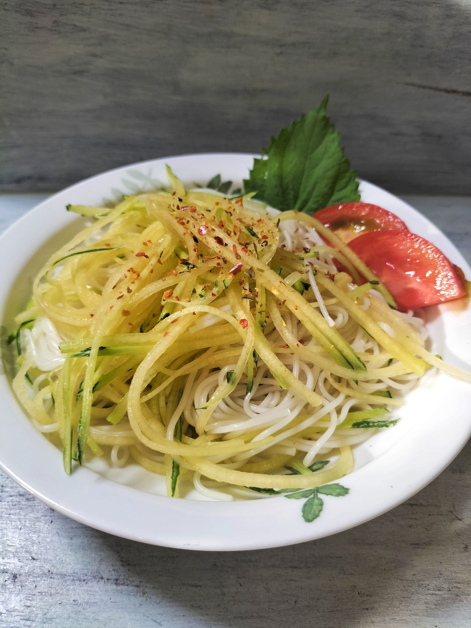 ズッキーニそうめん