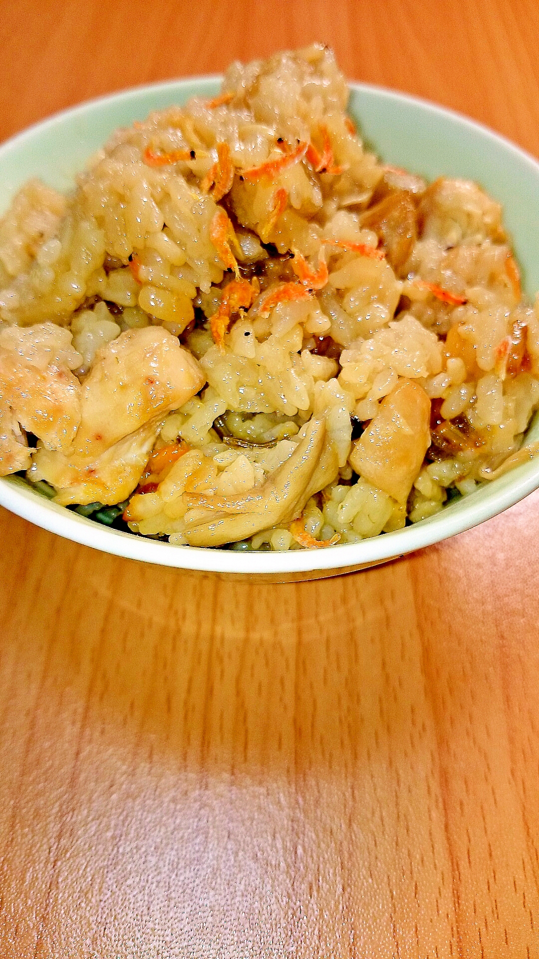 干しエビと鶏肉の炊き込みご飯 レシピ 作り方 By ねここ25 楽天レシピ