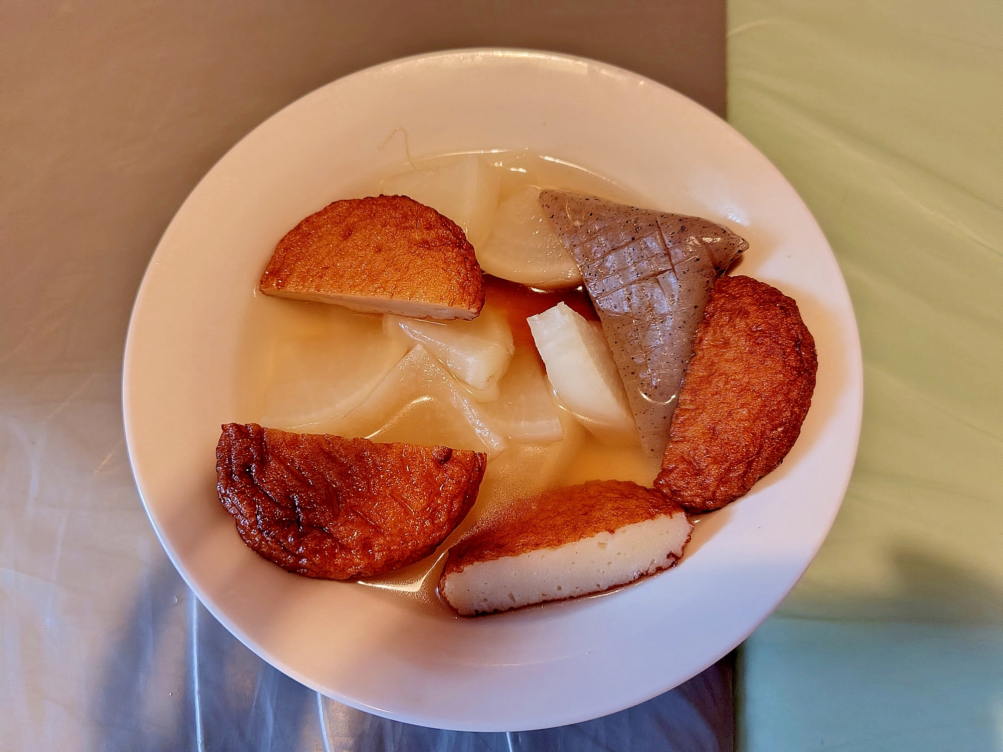 大根とさつま揚げのヘルシーおでん風煮物