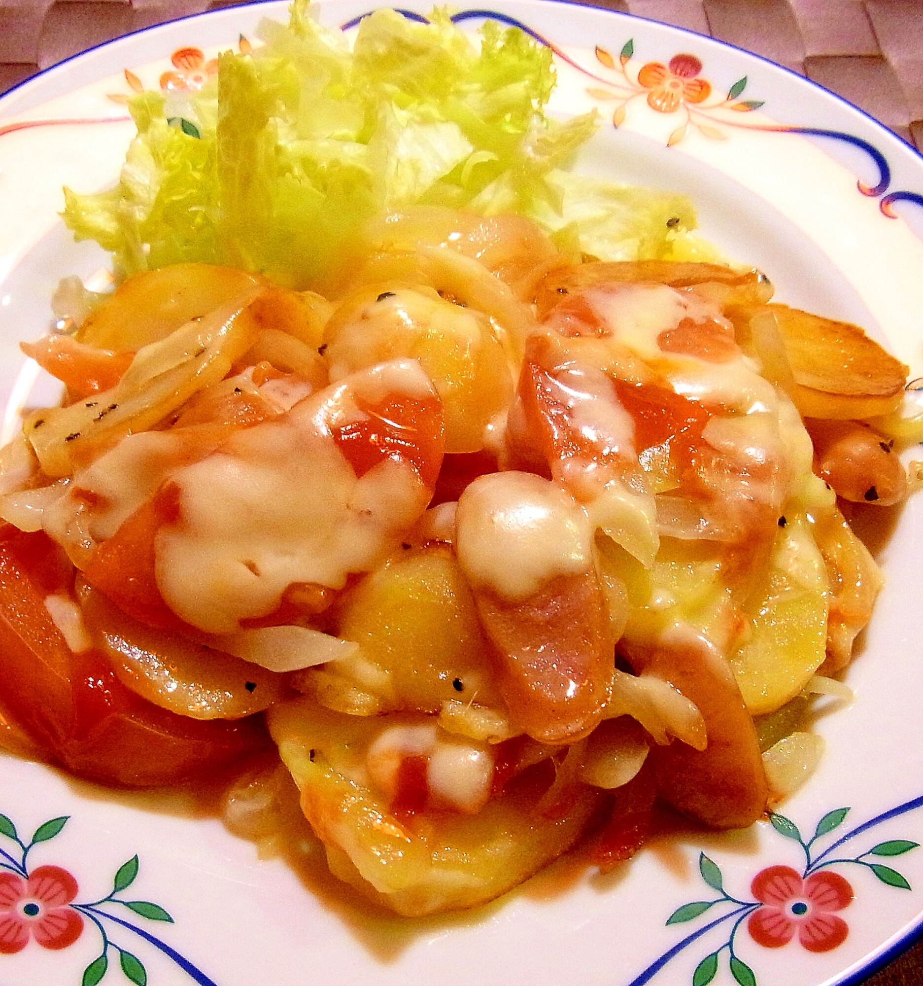 ジャーマンポテトのトマトチーズ焼き レシピ・作り方 by