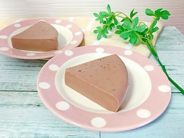 チョコプリンのような「ミロ寒天」