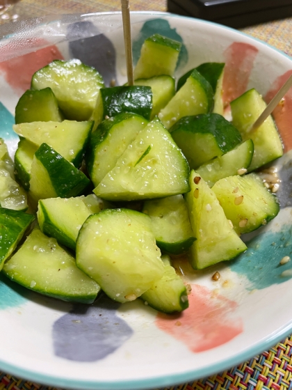 簡単ですぐできて、でもとっても美味しかったです！病みつききゅうりです！絶対また作ります、ありがとうございました！