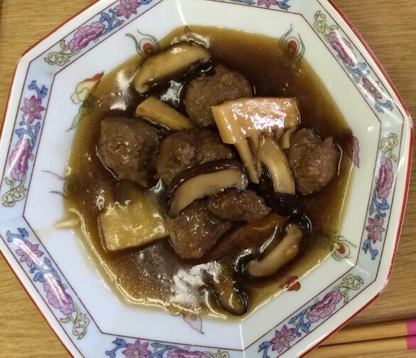 肉団子の醤油煮