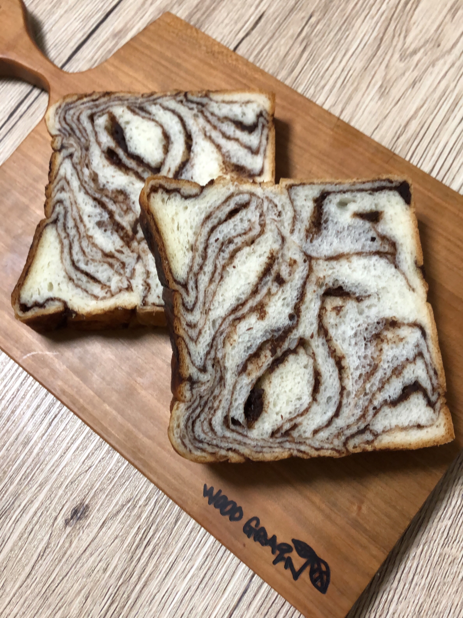 折り込み1回!チョコマーブルパン