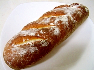 電子レンジで簡単発酵こねないフランスパン