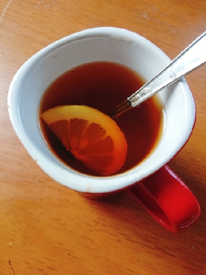 レモンと黒糖のホットドリンク