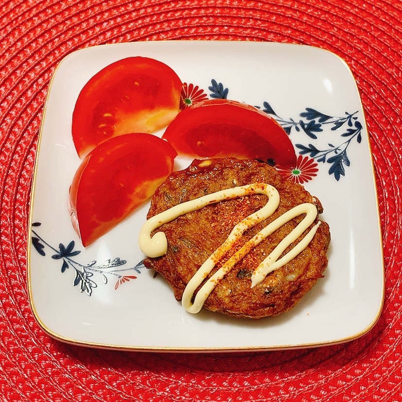 トマトとさつま揚げ♪ْ˖⋆