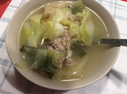 簡単手作り☆鶏肉とキャベツの塩ちゃんこ鍋