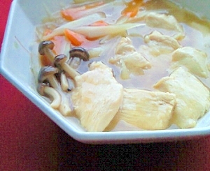 柔らかい~鶏ムネ肉とささがきごぼうで治部煮風