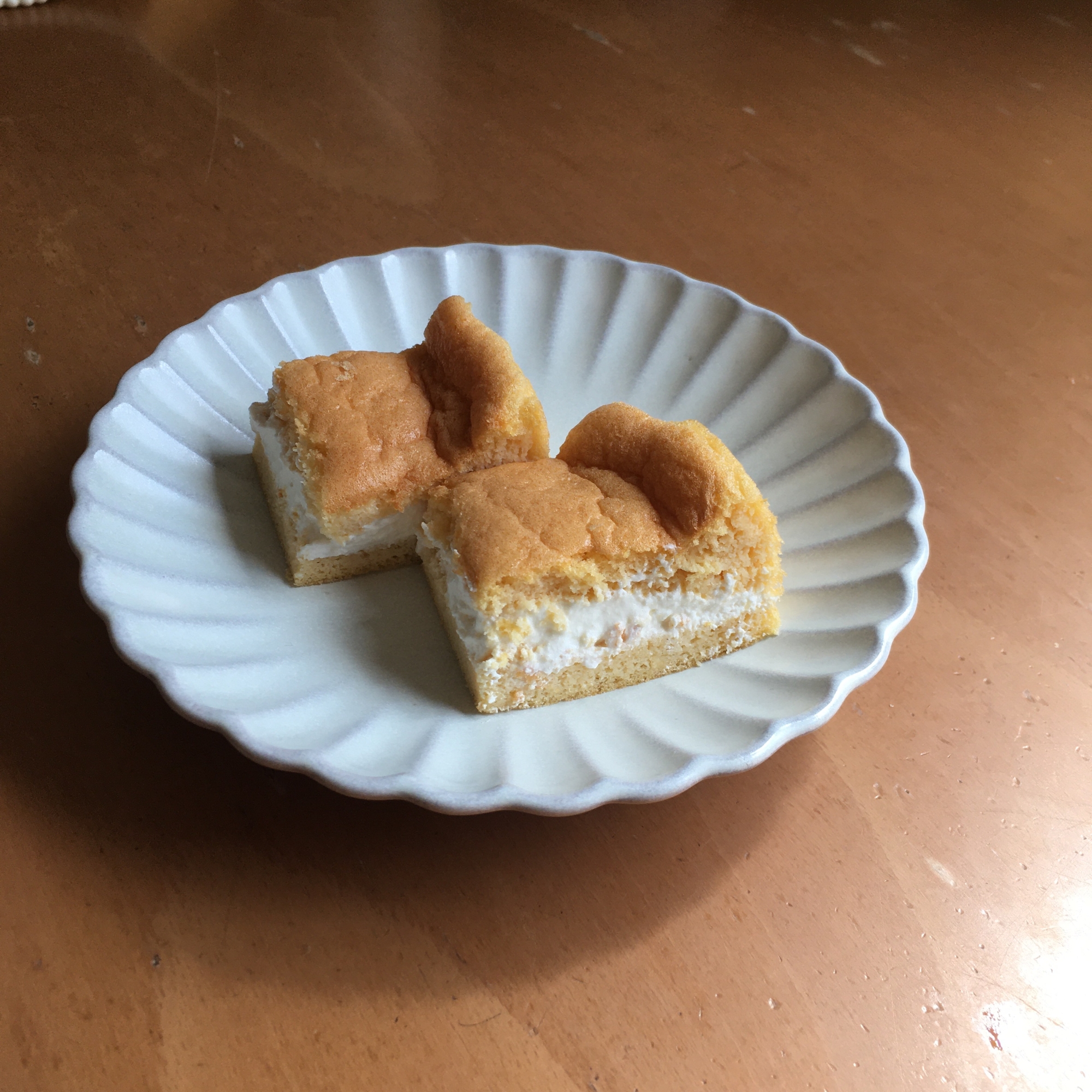 大豆粉で☆生クリームサンドケーキ