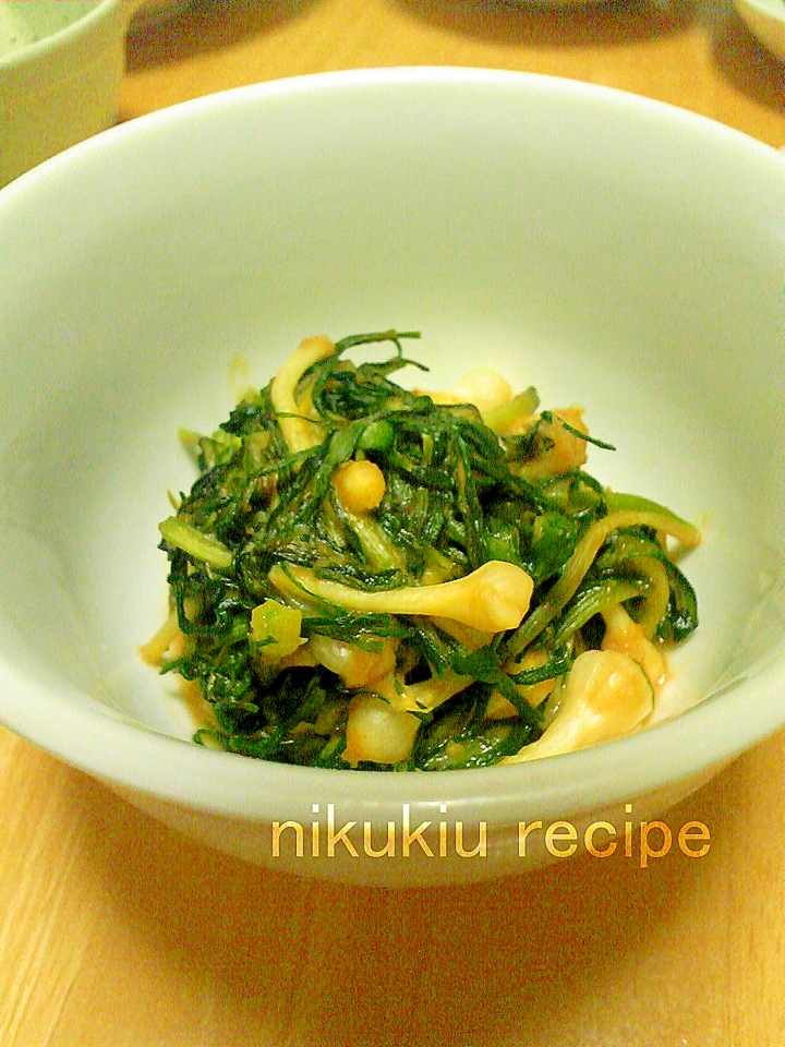 簡単おいしい！のびる味噌（のびるの油味噌）