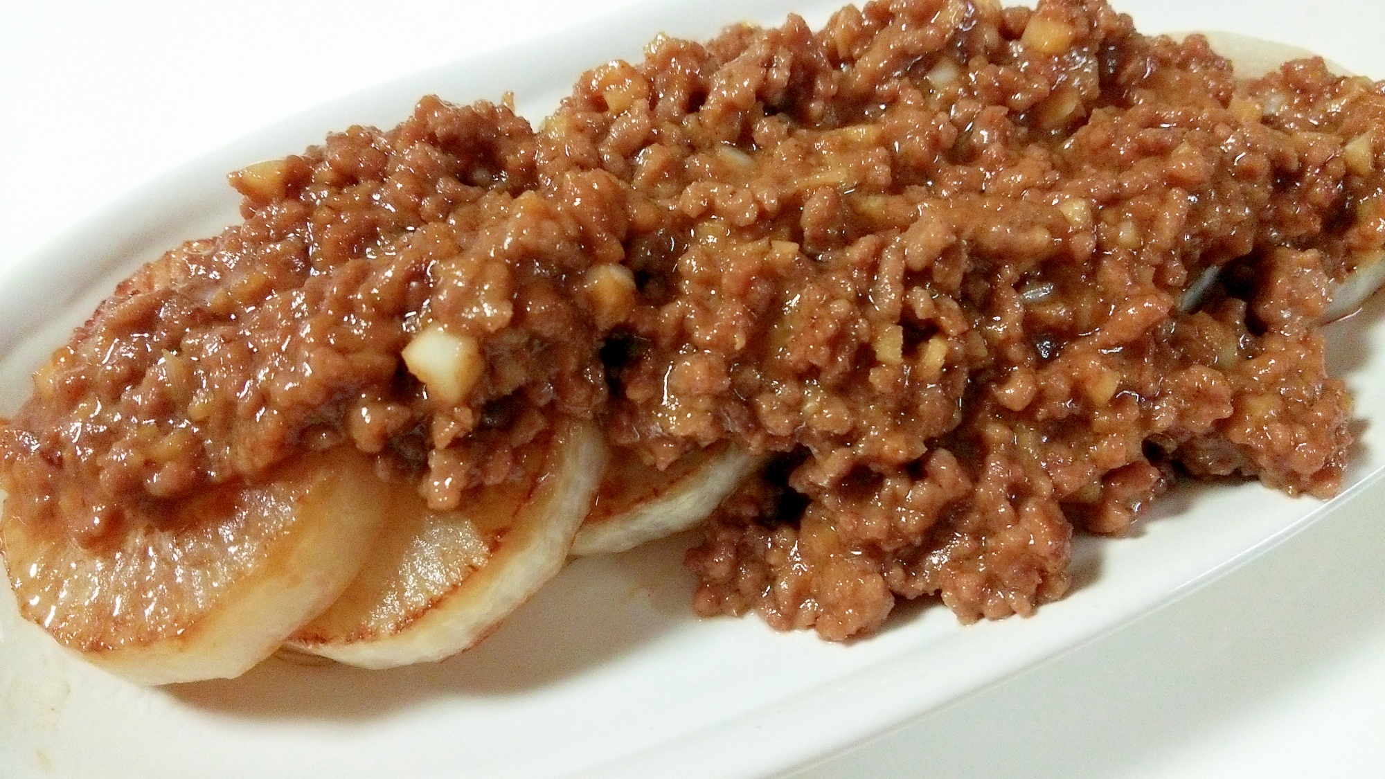 余りがちな大根の消費に!激ウマ♪焼大根の肉味噌がけ